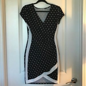 Black and White Polka Dot Dress